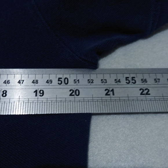 Lacoste Polo Shirt Men's Medium (5) Short Sleeve Blue 100% Cotton Collared - Picture 9 of 10